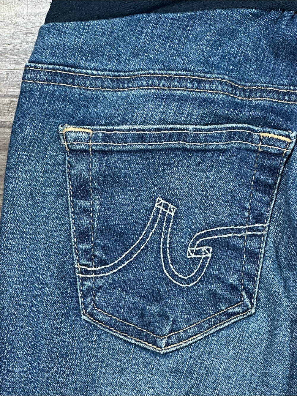 ADRIANO GOLDSCHMIED Secret Belly Panel Maternity Skinny Jeans 25 - Picture 13 of 14